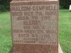 Malcolm and Isabel Campbell Headstone